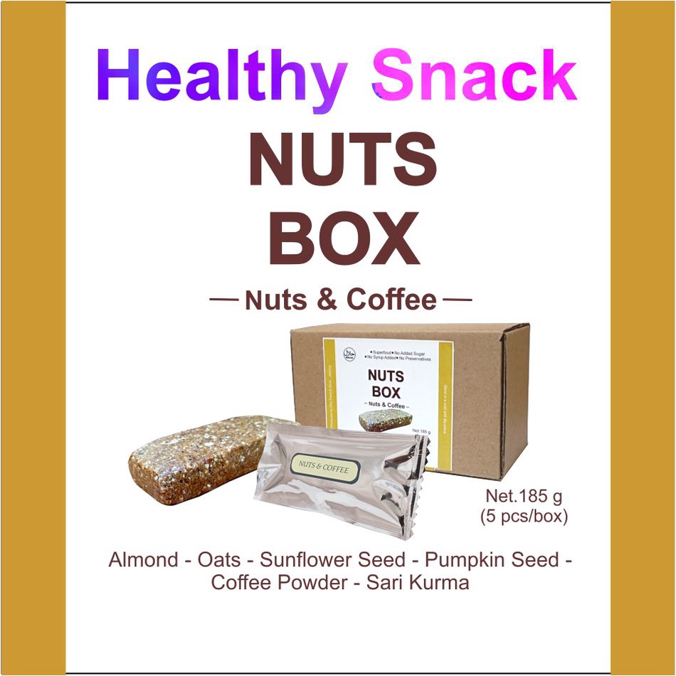 

Nuts Coffee Healthy Snack Sehat Isi 5 Bar