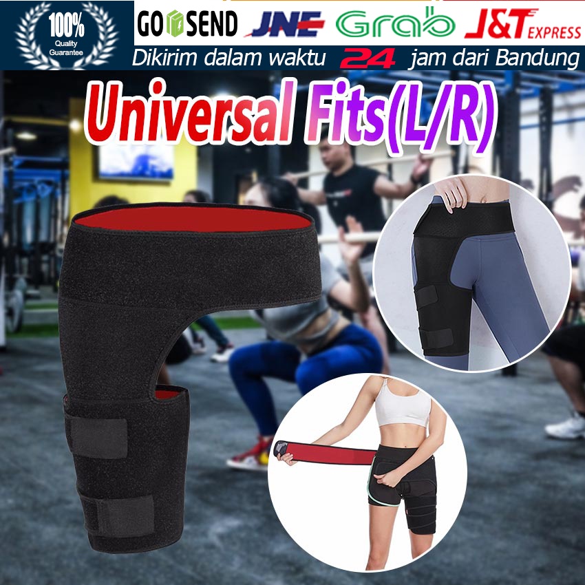 Hip Joint Brace / Hip Support / Deker Pinggul / Thigh Support / Deker Paha / Compression / Kesehatan