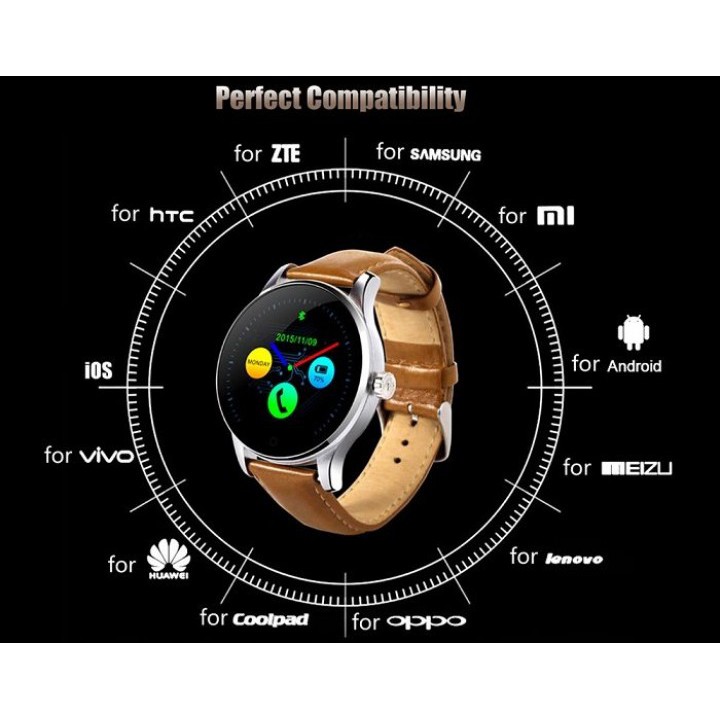 K88H Smartwatch Waterproof Smart Watch Wearable Devices Health Digital Inteligent For Men iOS Androi