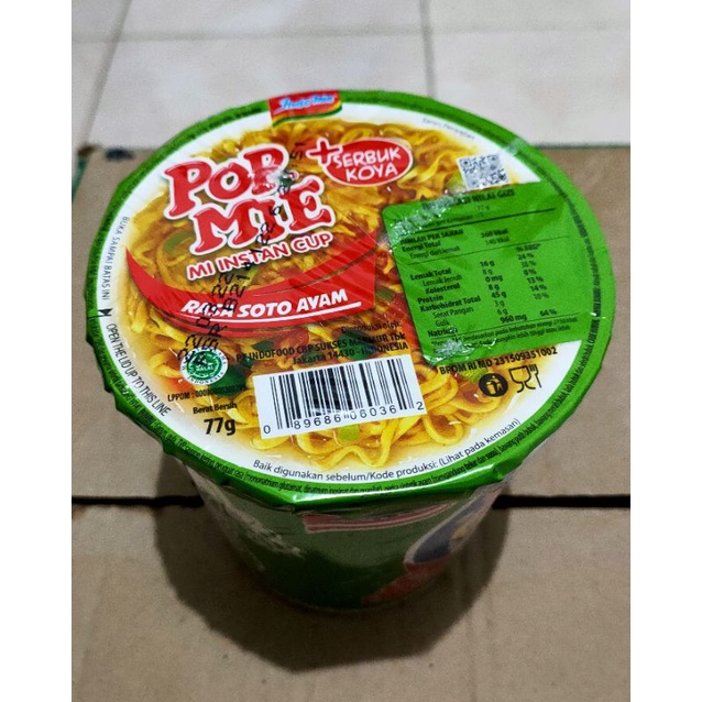 pop mie rasa soto ayam mie cup mie soto mie instan