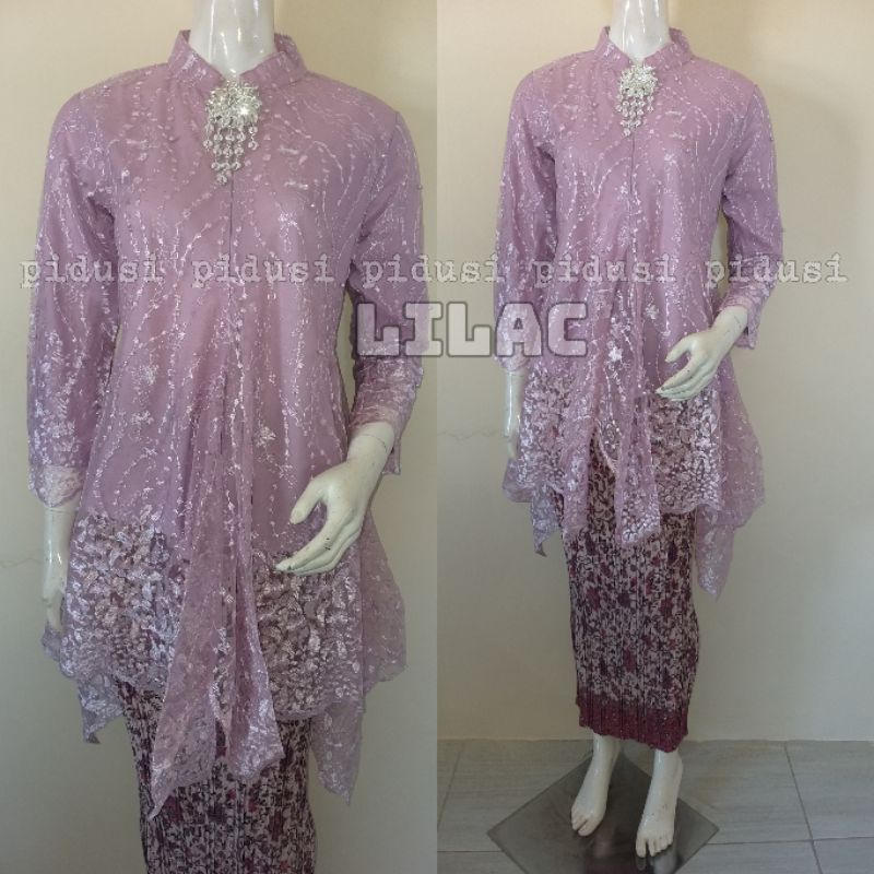 KEBAYA TULLE MUTIARA BORDIR (GLITER) / KEBAYA ANAK MUDA / KEBAYA MODERN