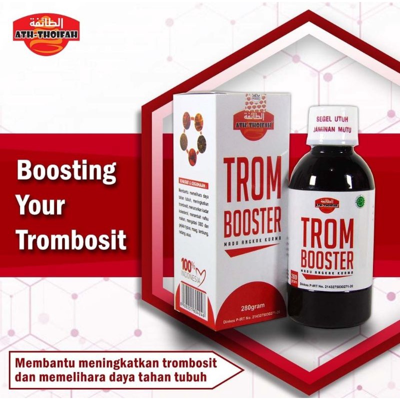 

Madu Tromboster Angkak Kurma Original Ath-Thoifah Madu TERBAIK Untuk Demam dan Kuatkan Imun