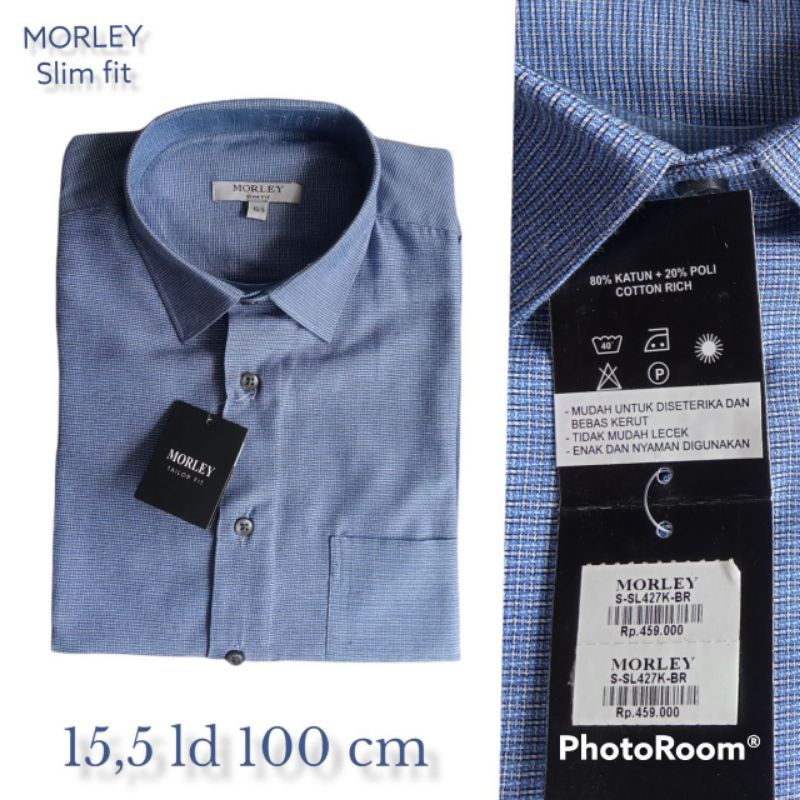 KEMEJA LENGAN PANJANG PRIA / KEMEJA KERJA PRIA MORLEY BRANDED ORIGINAL MATAHARI KMJPRMRLY7736