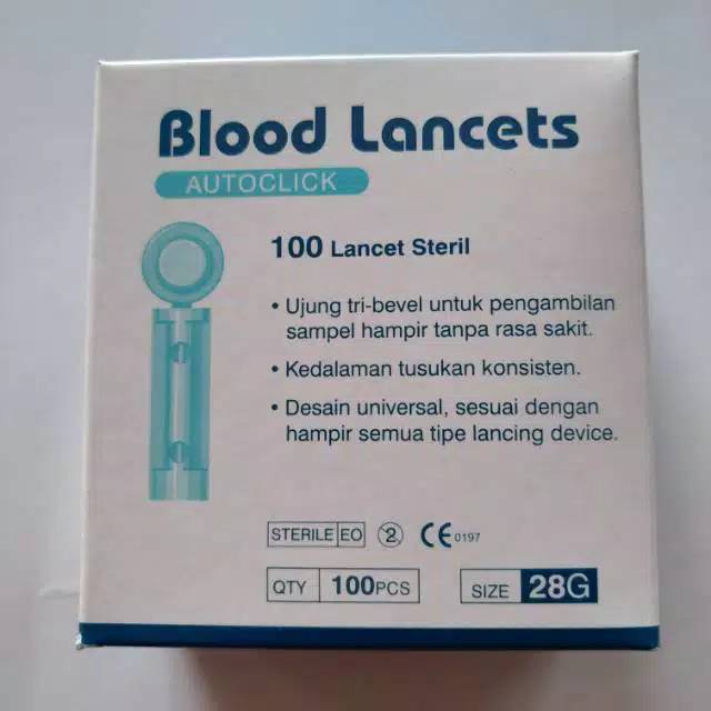 Blood Lancet 28G Jarum Lancet Bekam