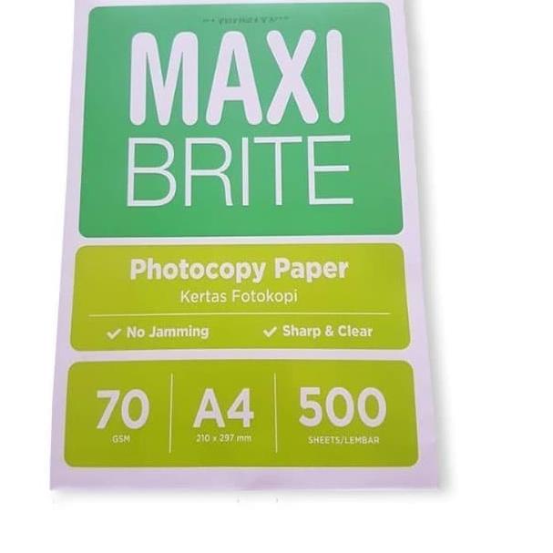 

➾ Maxi Brite 70g A4 Kertas Fotokopi / Kertas Print ✱