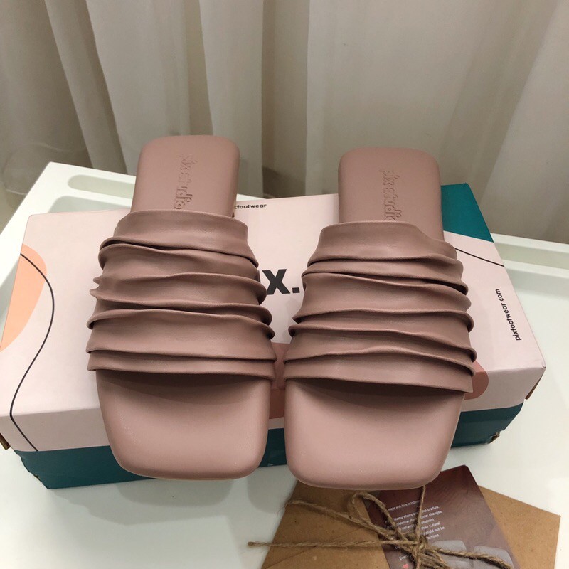 NEW Pixfootwear x Honeykwk Namu Sandal 39 Mauve