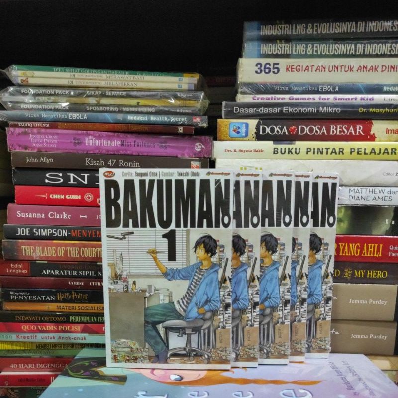 KOMIK ORIGINAL BAKUMAN 1 TSUGUMI OHBA KOMIK BARU DISEGEL KOMIK M&C
