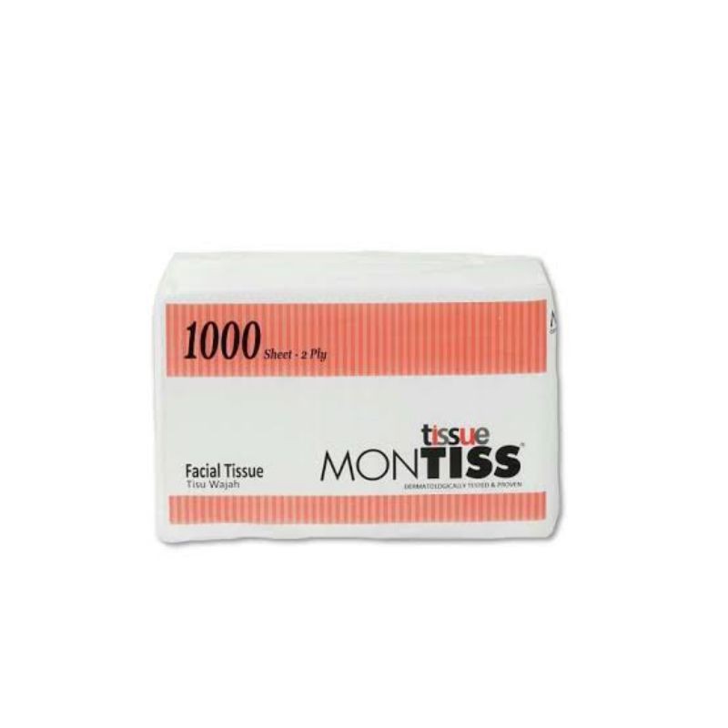 Montiss Facial Tissue 1000s