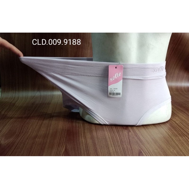 Sofie Celana dalam perempuan 6pcs stretch katun bambu halus / dalam wanita Daisy