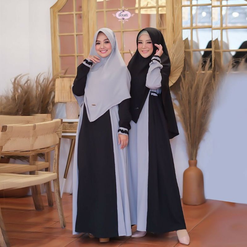 Gamis Elena Set Khimar+Masker By Izzati muslimah