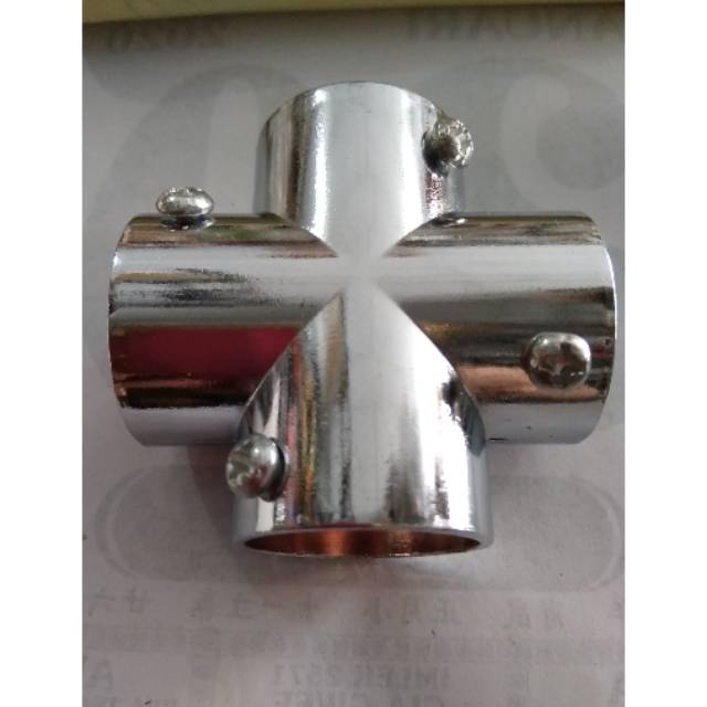 Sambungan 4 cabang (+) pipa 1inch