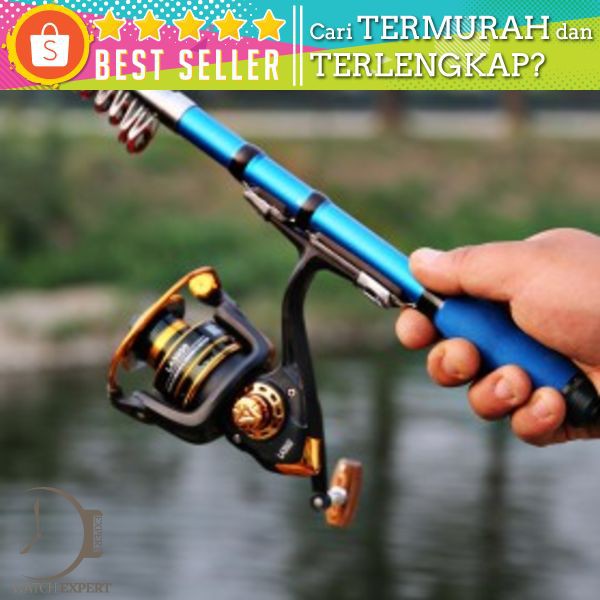 Joran Pancing Portable Telescopic 2.1M - Biru