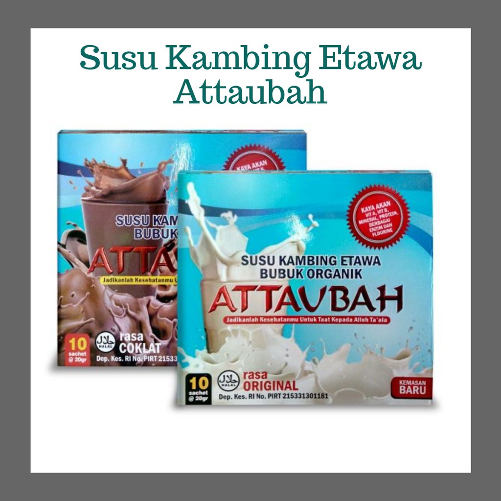 

HerbAttaubah - Susu Kambing Etawa Bubuk Organik Attaubah