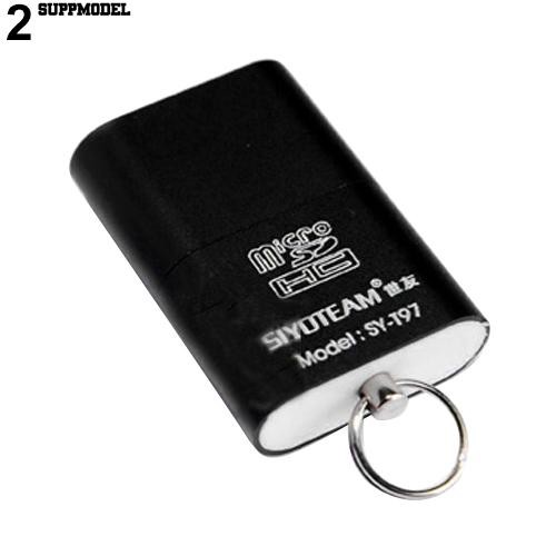 Card Reader Adapter Portable Mini USB 2.0 SD TF T-Flash Memory