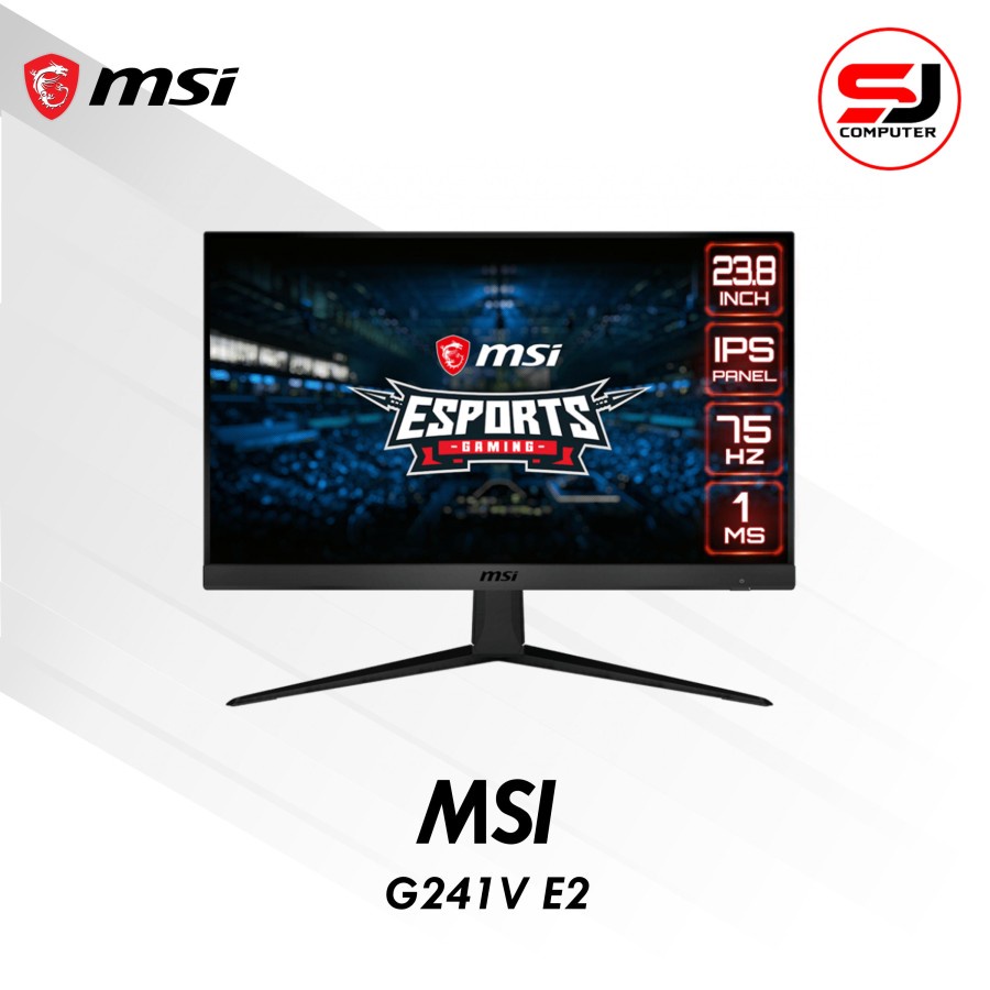 LED Monitor Gaming MSI Optix G241V E2 23.8 75Hz FHD HDMI DP