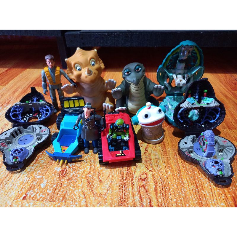 Figure Mainan Jadul Inspector gadget polypocket The Land Before Time Ghost Buster Peter Venkman