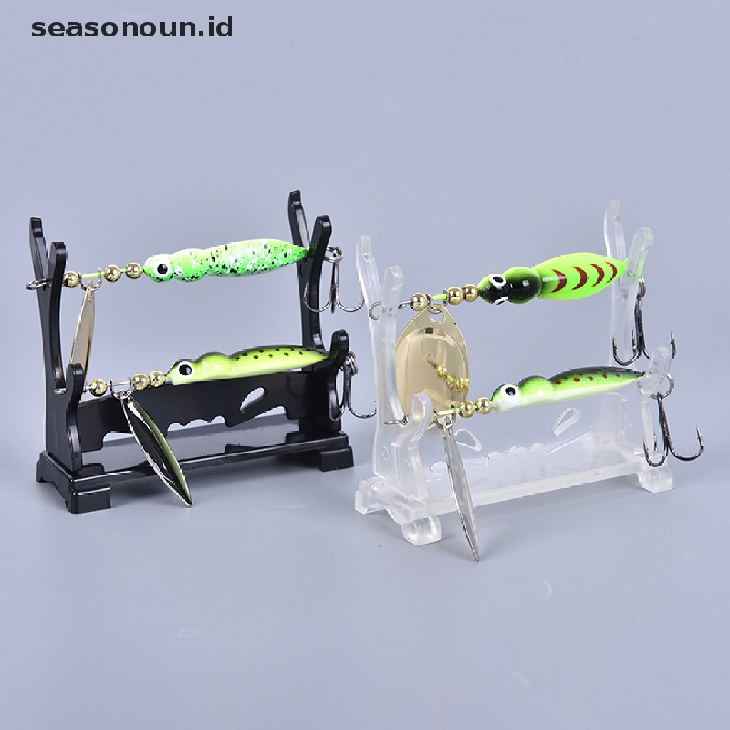 (seasonoun) Stand Display Umpan Pancing Bahan Akrilik