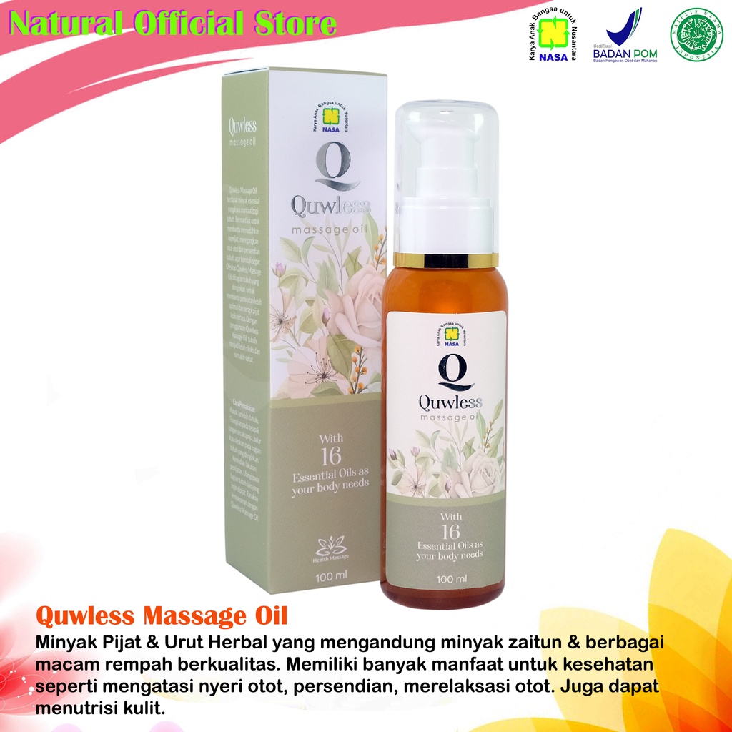 MINYAK PIJAT QUWLESS MASSAGE OIL