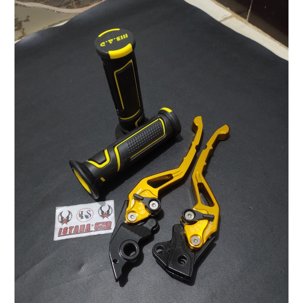 Handle Rem Honda Vario 150 plud Handgrip Full CNC. Paket Handle rem Honda Vario 125/150 Combi break. Vario CBS