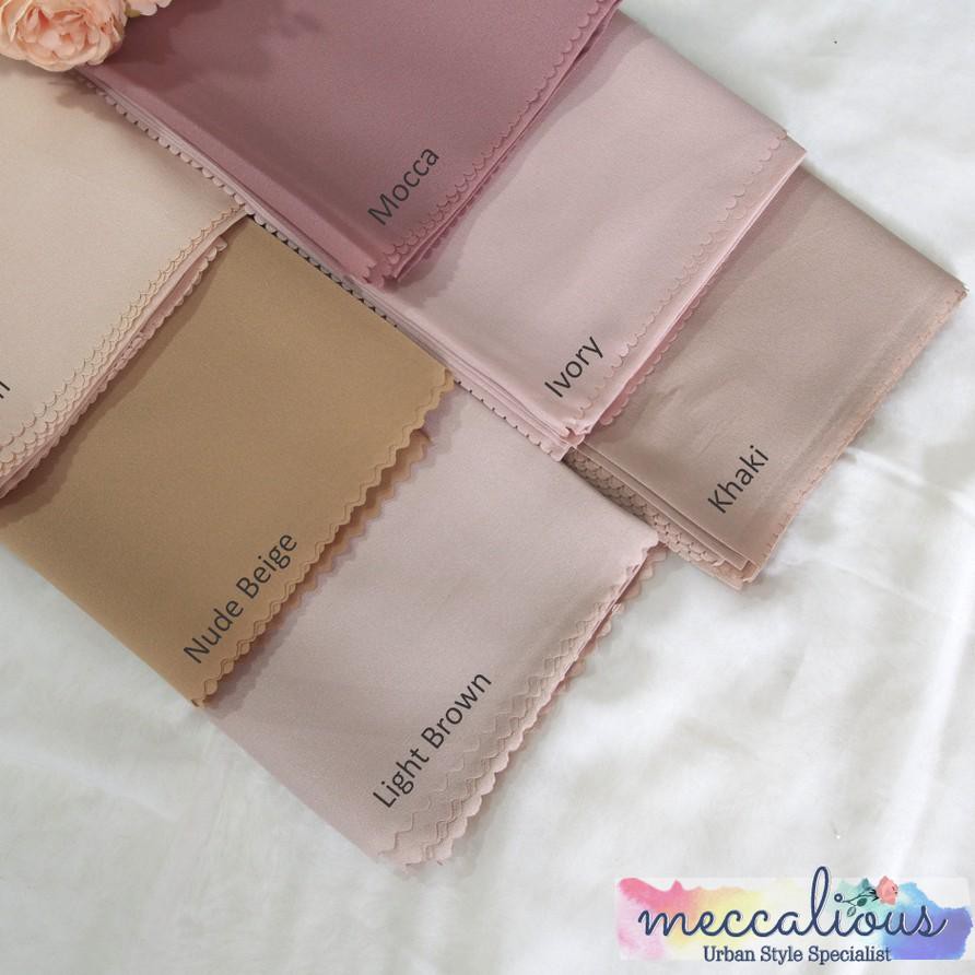 ✥ Jilbab Segi Empat Azara Diamond Crepe Syari Jumbo 130 x 130 Laser Cut ♀
