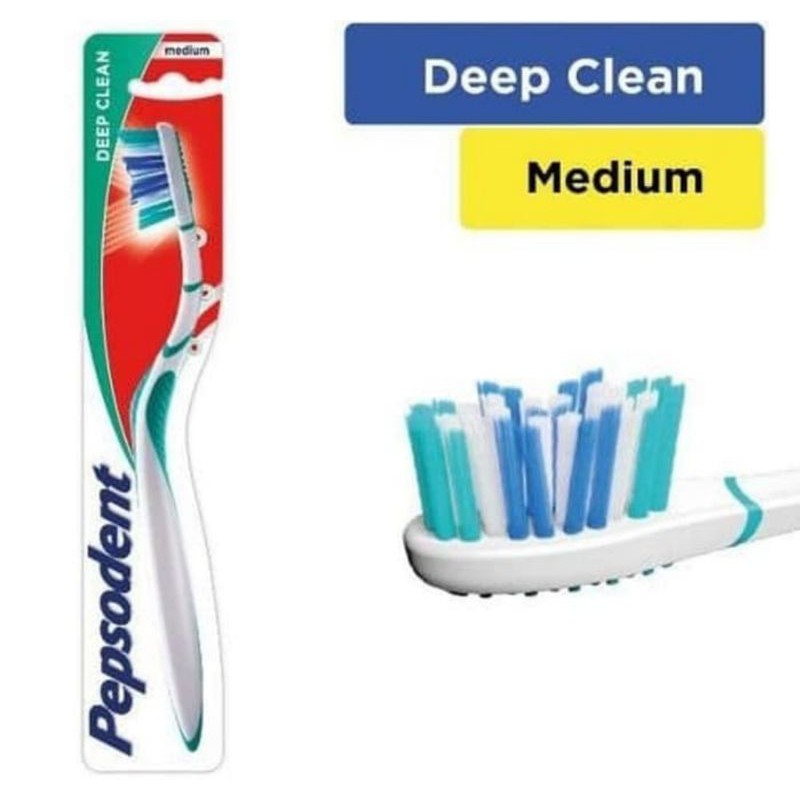 pepsodent deep clean medium sikat gigi