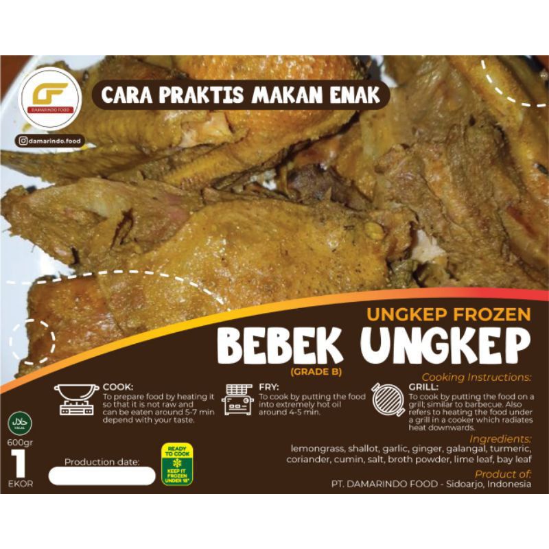 

Bebek kampung frozen grade A