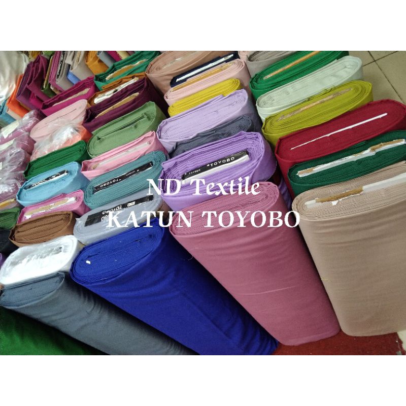 Bahan KATUN TOYOBO/Harga Per 1/2(0.5)mtr