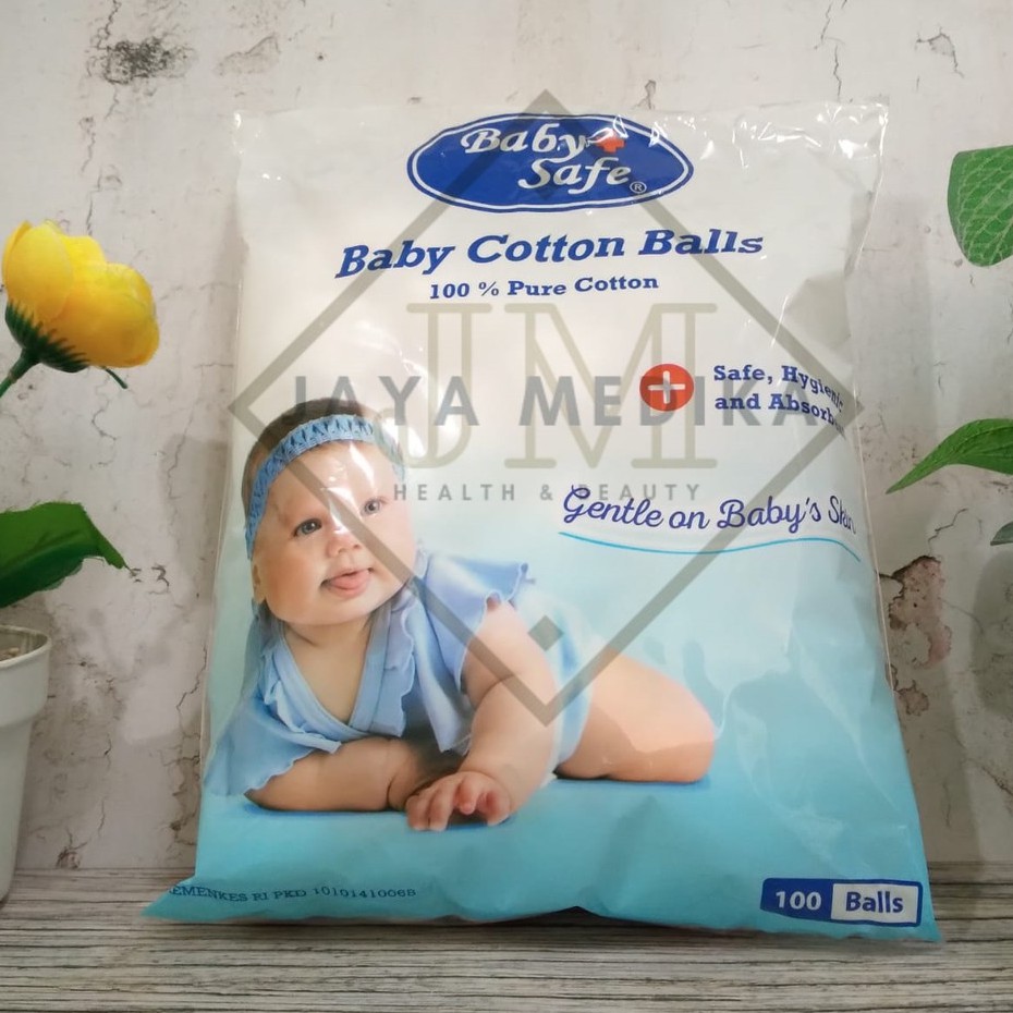 Baby Safe Baby Cotton Ball isi 100 balls