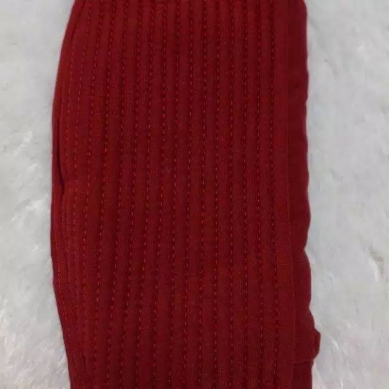 BERGO HAMIDAH/ JILBAB HAMIDAH / KERUDUNG OVAL PET JERSY/HIJAB INSTAN/JILBAB INSTAN /BERGO OLLAH RAGA-Maroon