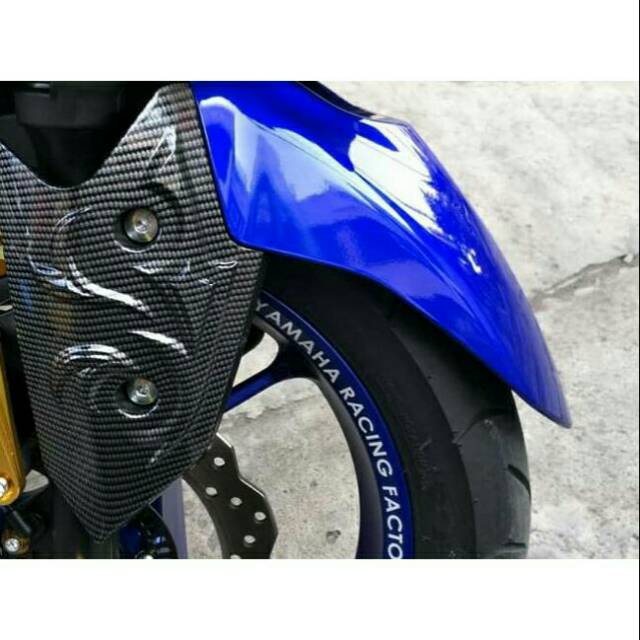 Cover carbon TUTUP KUPINGAN SPAKBOARD DEPAN YAMAHA AEROX 155 MERK NEMO CARBON