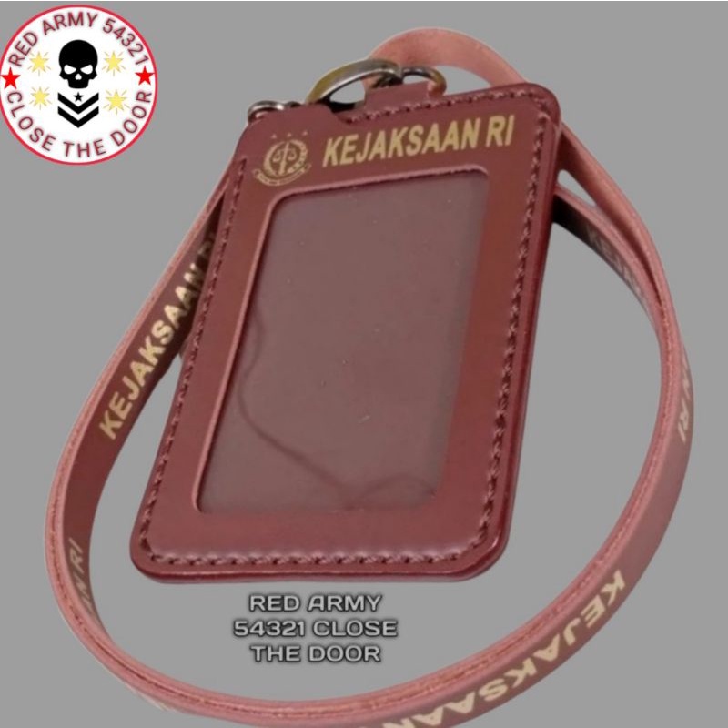 

Holder ID Card - Tali Lanyard Nametag Logo Kejaksaan RI