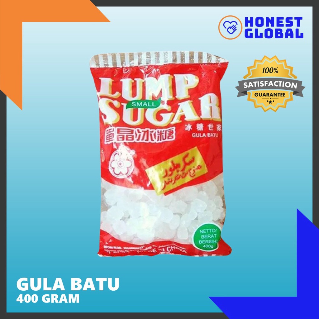 

Gula Batu - Lump Sugar Ukuran Kecil Super 400 Gram