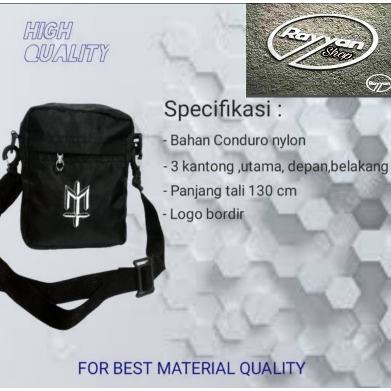 TAS SLEMPANG MATERNAL DISASTER HITAM/SLINGBAG MATERNAL