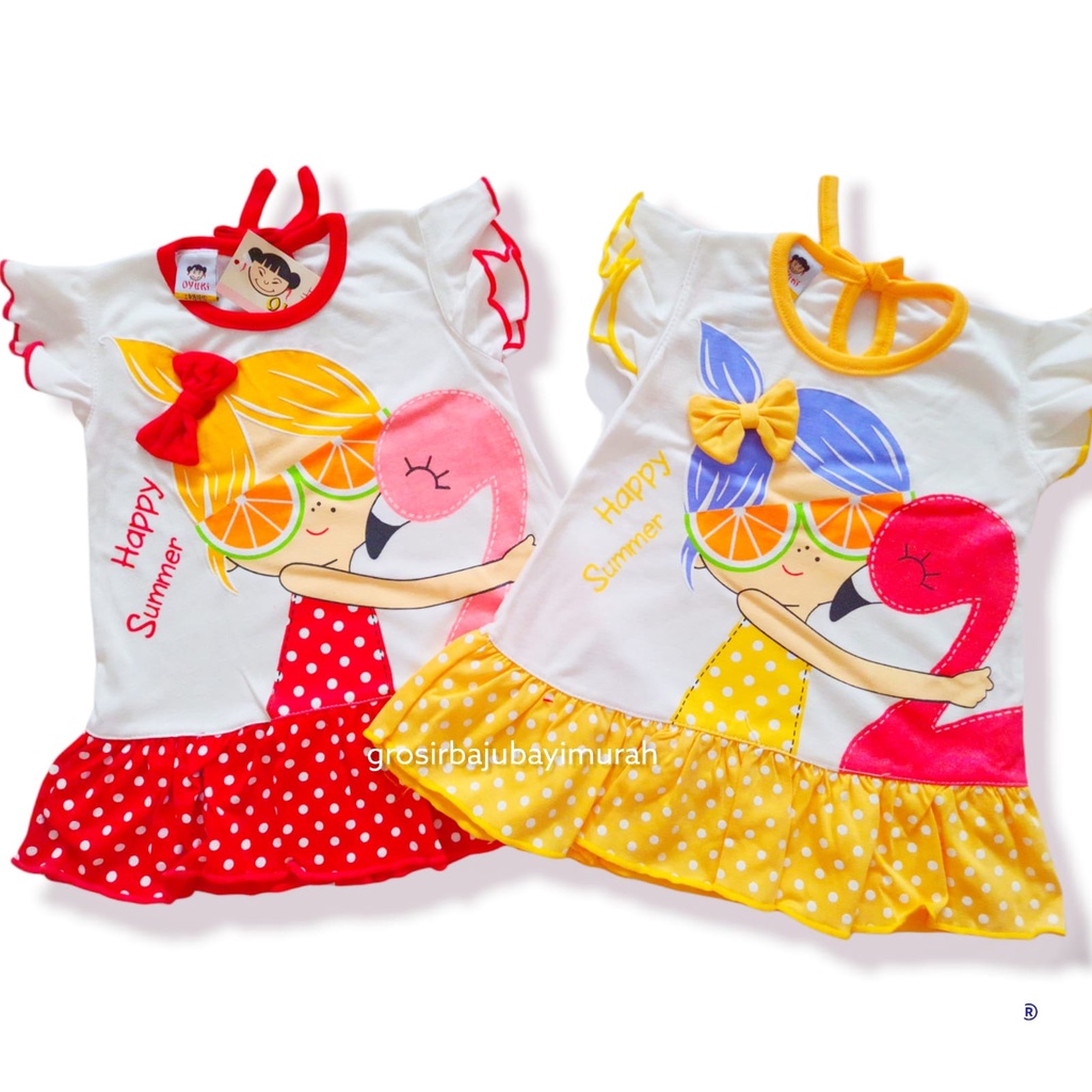 dress baju bayi OYUKI HAPPY SUMMER