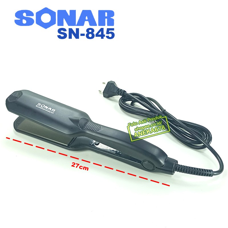 SONAR SN 845 CATOKAN LURUS ALAT CATOK RAMBUT WANITA PLAT LEBAR STYLING