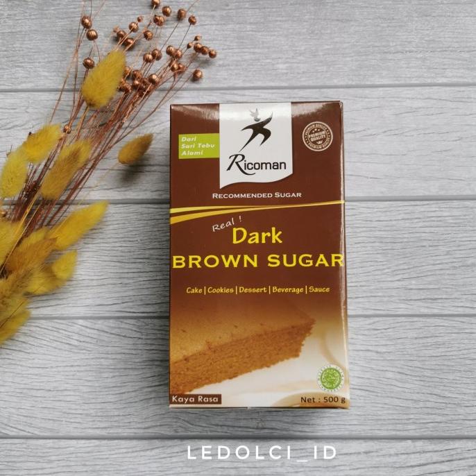 

RICOMAN BROWN SUGAR DARK BROWN SUGAR 500 GRAM ledolci92 Ayo Order