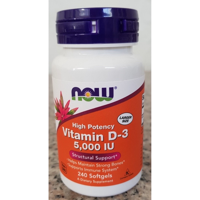 Now Vitamin D3 5000iu