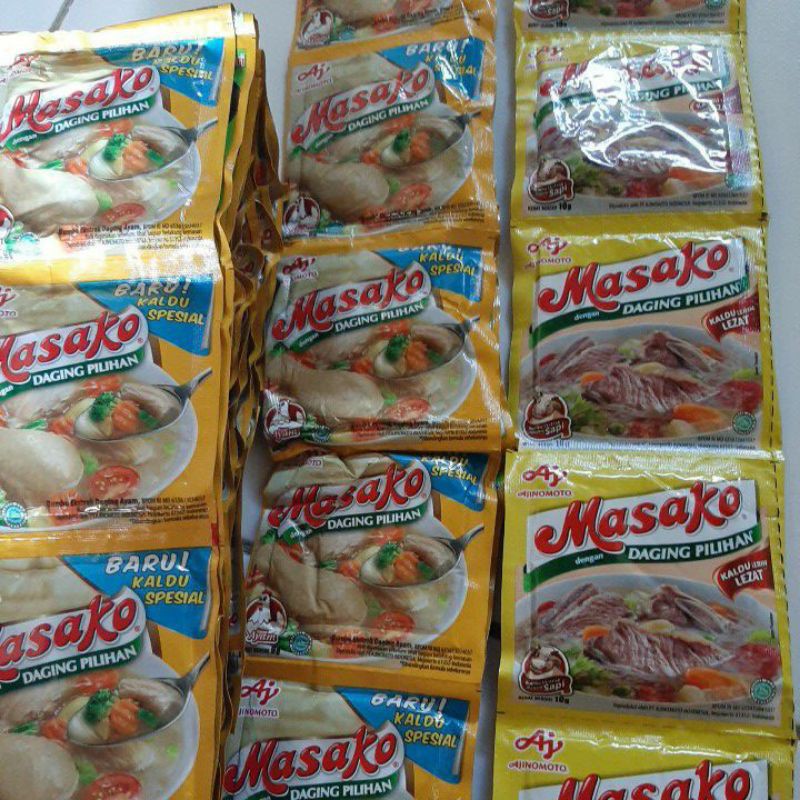 

masako ayam dan sapi 1 renteng isi 12 pcs MINIMAL PEMBELIAN 2 RENTENG