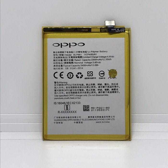 Battery Batre Baterai Oppo F7 BLP661