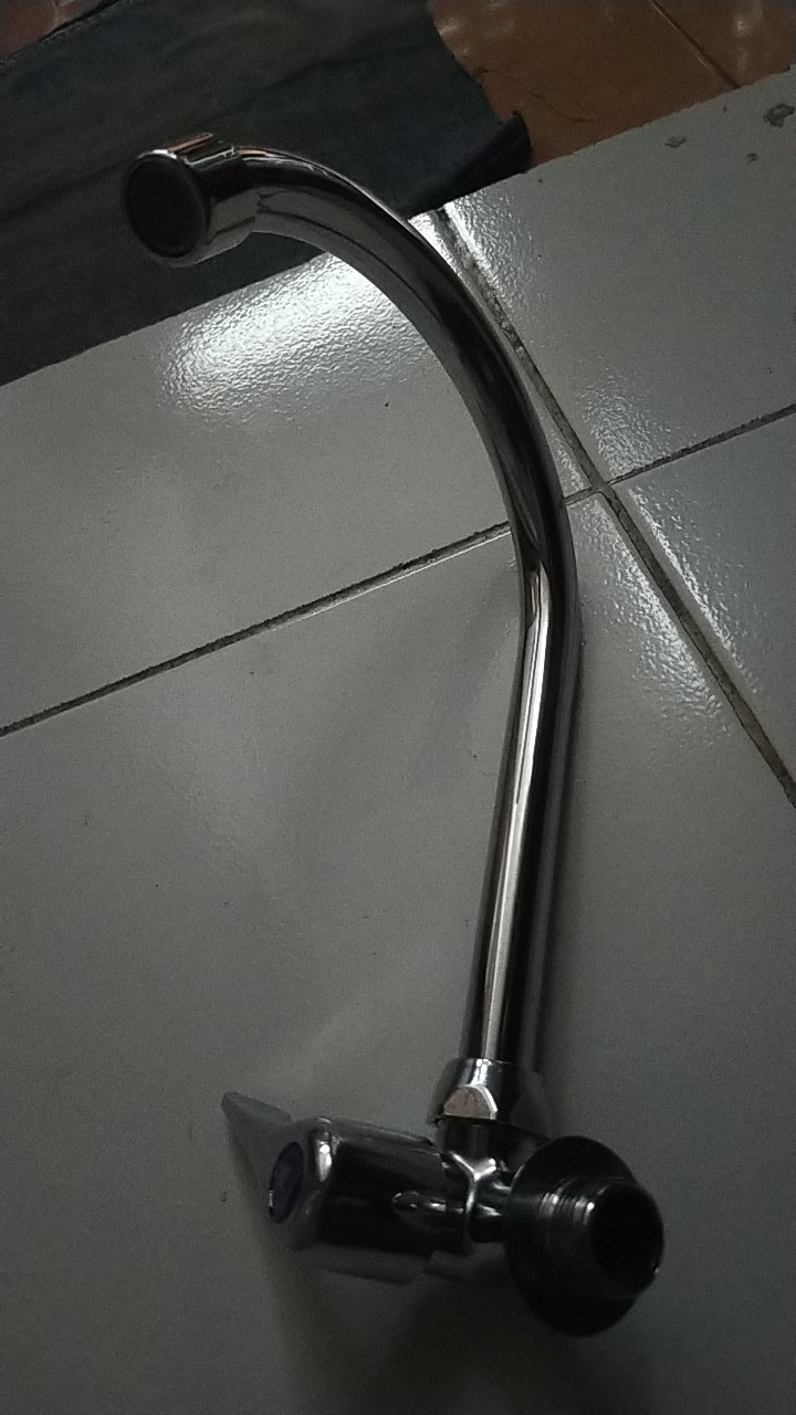 Eelic Krn-s51b Kran Angsa Wastafel 1/2 Inch Keran Dapur Stainless Steel