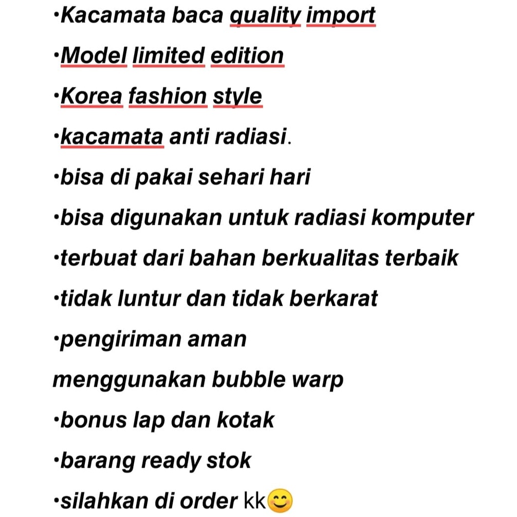 kacamata fashion anti radiasi wanita termurah dan terlaris/kacamata photocromic berubah warna/kacamata lensa anti radiasi wanita pria