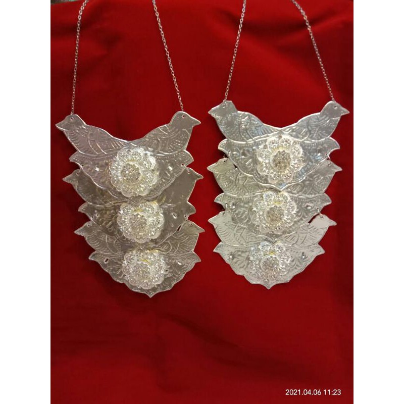 kalung pengantin cew/cow silver