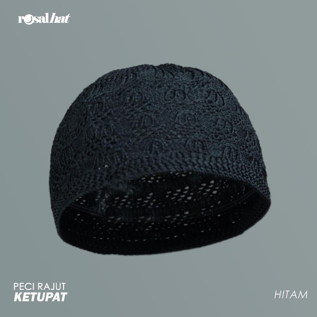 Peci Rajut Rosalhat Ketupat Topi Kupluk Dewasa Peci Rosal