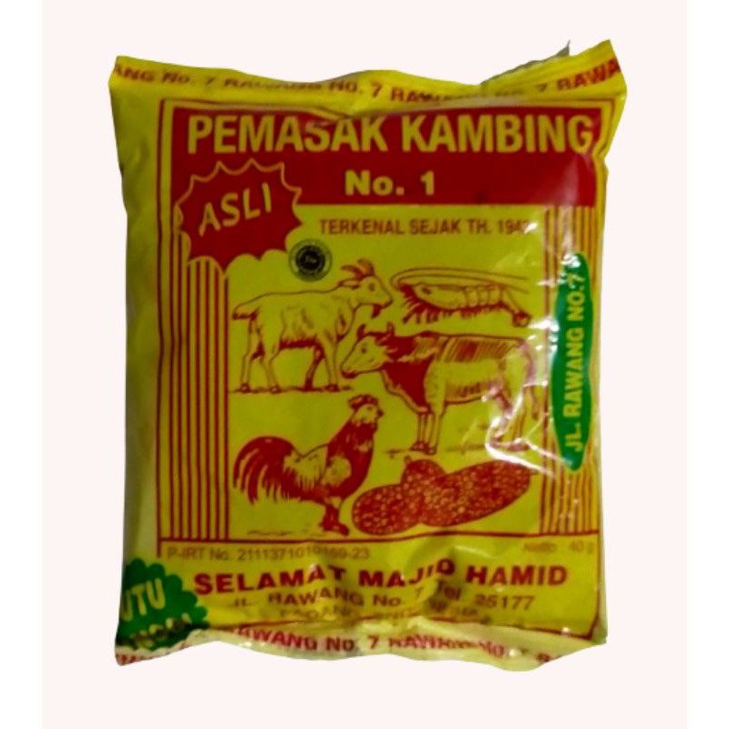 

BUMBU PEMASAK KAMBING/DAGING 50 G