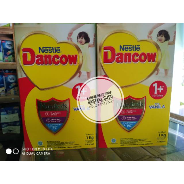 Dancow 1+ madu vanila 1kg