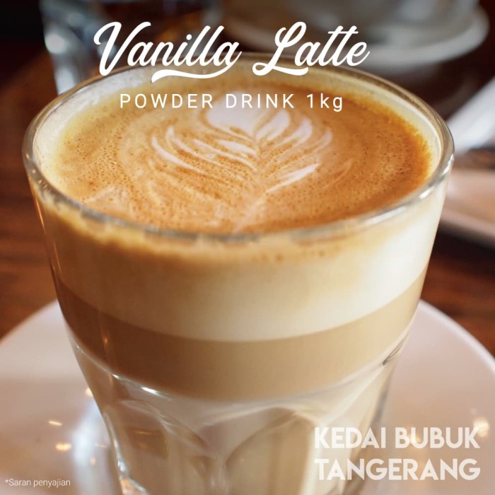 

DISKON - (BISA COD) Bubuk Minuman Vanilla Latte bubble drink Powder drink 1kg Javaland