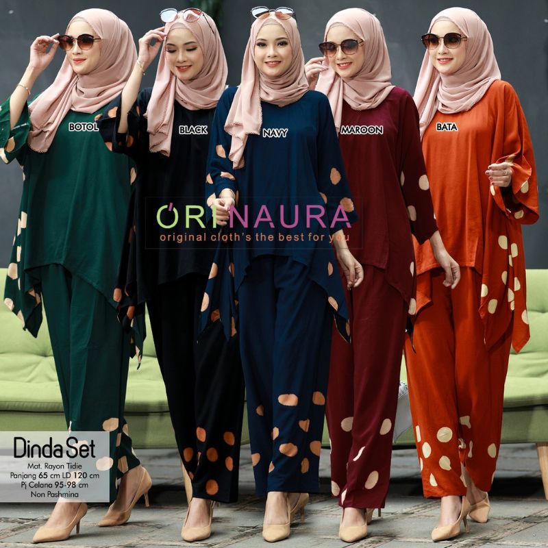 SETELAN WANITA DINDA SET ORI NAURA