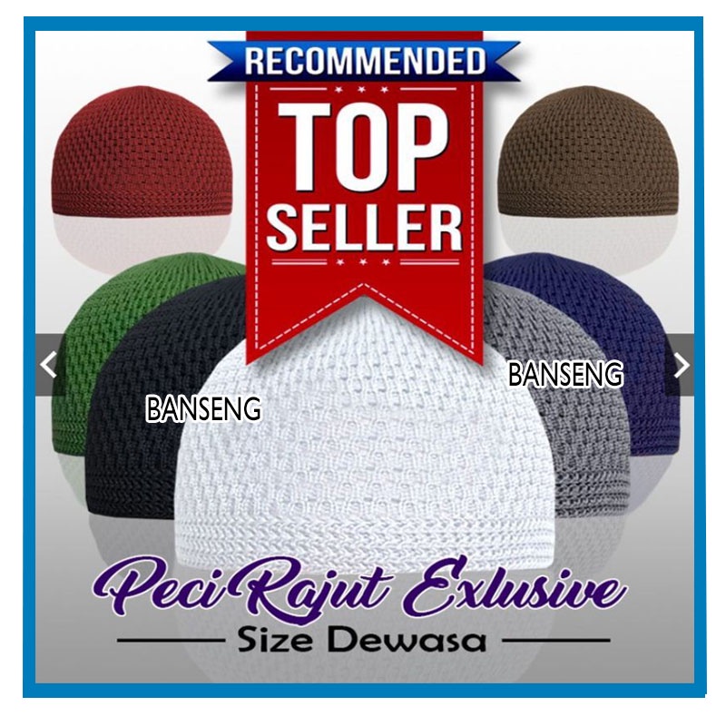 Peci Rajut Peci Dewasa Peci Rajut Dewasa Peci Kopiah Rajut Peci Pria Dewasa Peci Haji Tebal Peci Raj