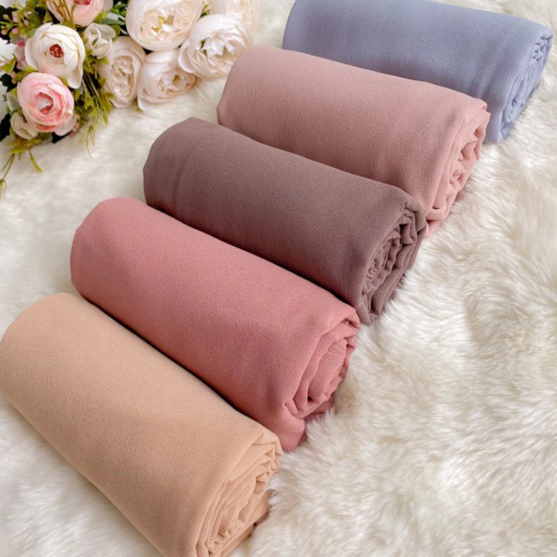 pasmina ceruty | hijab pashmina | pashmina warna soft