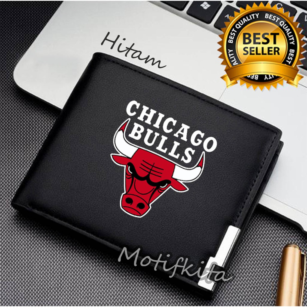 Dompet Kulit CHICAGO BULLS NBA BASKET Keren Pria Simple Elegan Distro DIAMOND STORE